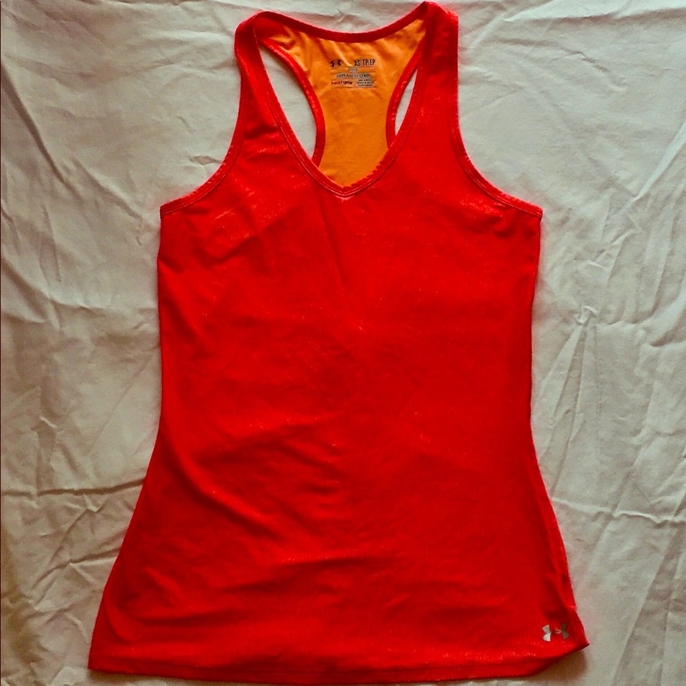 Under Armour heat gear racer back athletic top